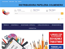 Tablet Screenshot of distribuidoracolmenero.com